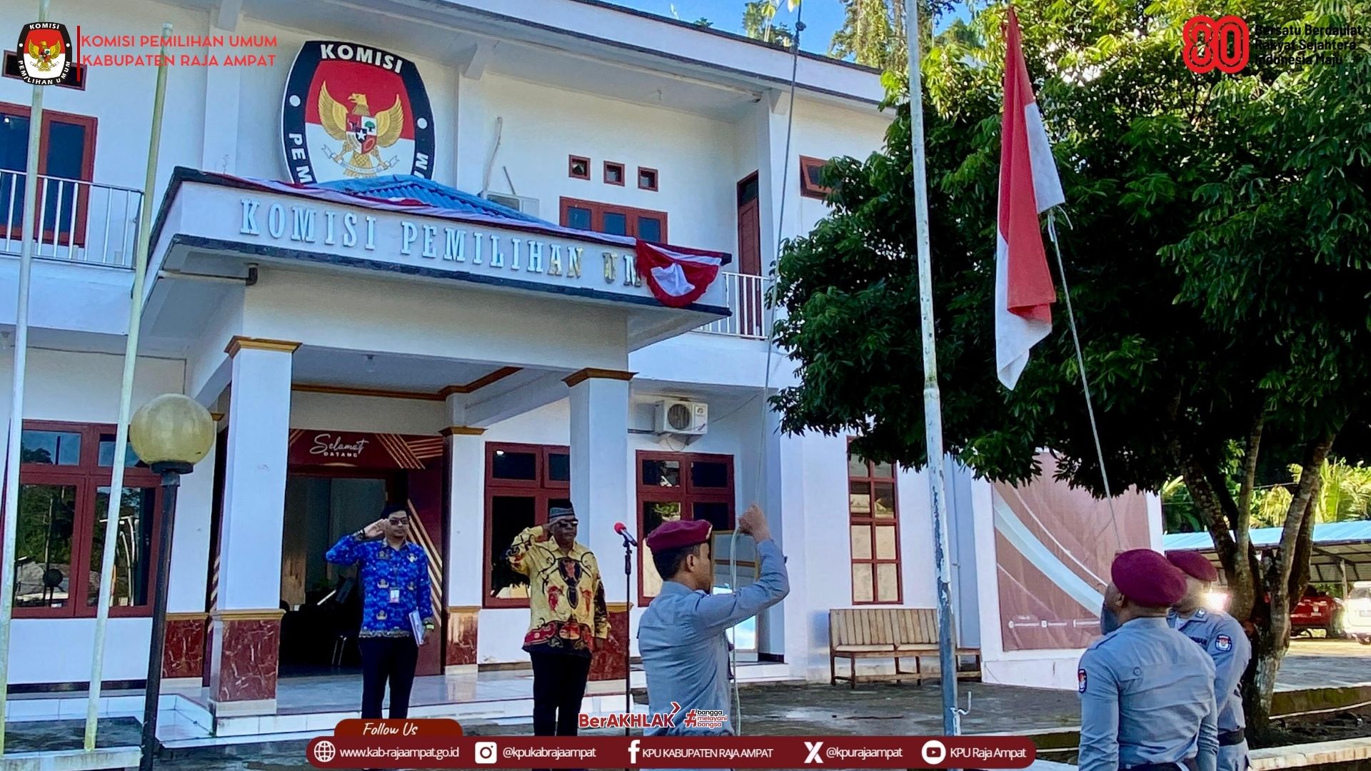 UPACARA HUT KEMERDEKAAN RI KE 80